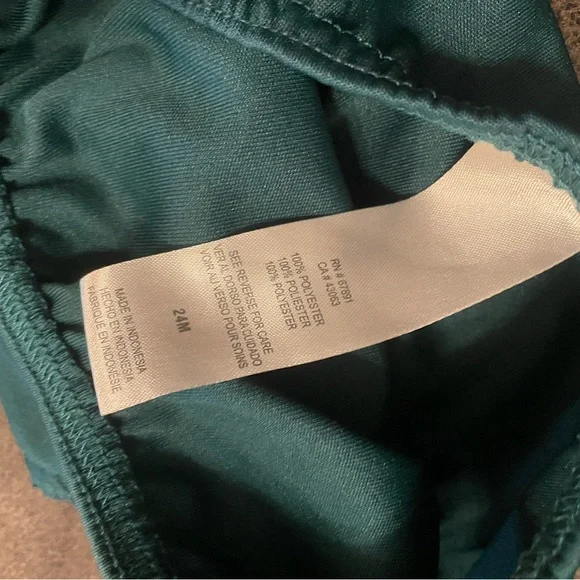 Eagles Kids Teal and Black Cheer Dress and Bloomers (24 months) - Picture 4 of 5